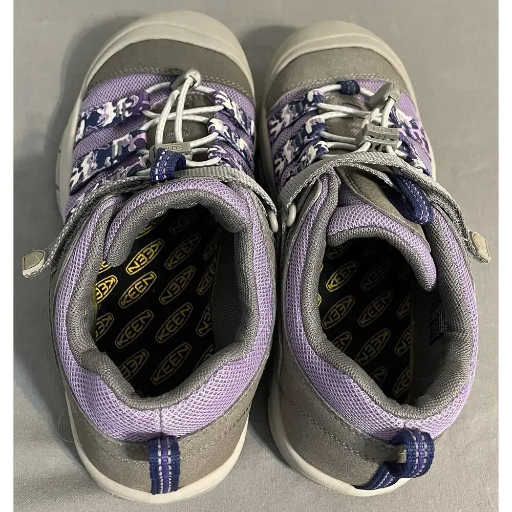 KEEN Youth Kids Newport H2 Purple Camo Closed Toe Hiking Sandals Sz 6 Great Cond